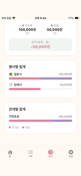 부조금관리 by 마음장부 · ストアのスクリーンショット 13 (App Store)
